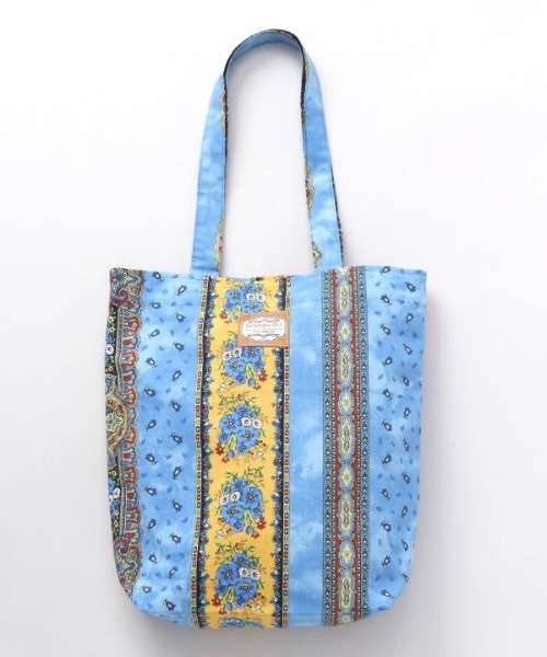 欧州航路（オウシュウコウロ）の「【欧州航路】プロバンスファブトート（トートバッグ・レディース・パープル/ブルー/ホワイト×レッド/ホワイト×グリーン/ホワイト×ネイビー・FREE）」の6枚目の写真