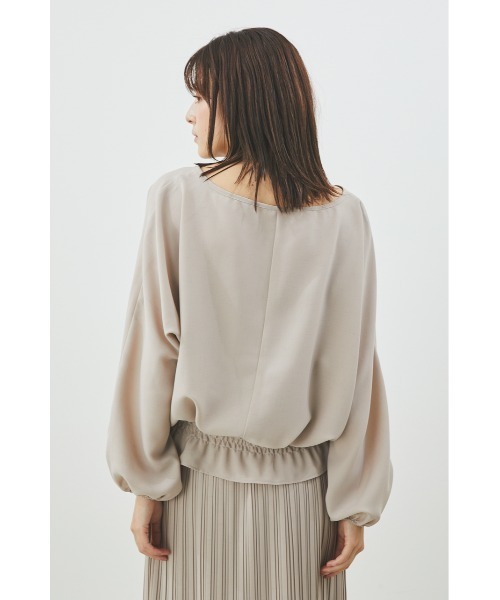 LILIDIA(リリディア)の「ドルマンギャザーTOP(シャツ/ブラウス・レディース・ライトピンク/ライトベージュ・SMALL/MEDIUM)」の6枚目の写真