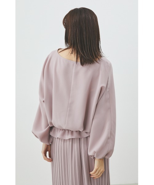 LILIDIA(リリディア)の「ドルマンギャザーTOP(シャツ/ブラウス・レディース・ライトピンク/ライトベージュ・SMALL/MEDIUM)」の9枚目の写真