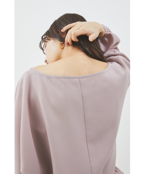 LILIDIA(リリディア)の「ドルマンギャザーTOP(シャツ/ブラウス・レディース・ライトピンク/ライトベージュ・SMALL/MEDIUM)」の12枚目の写真
