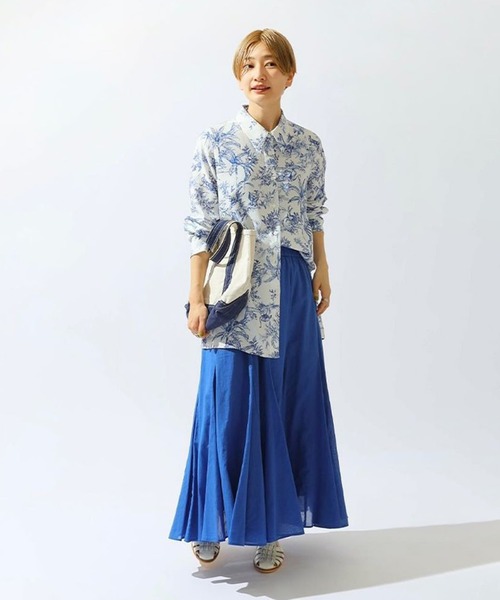 JOURNAL STANDARD（ジャーナルスタンダード）の「ボイルスカート（スカート・レディース・ブラウン/ブルー/ブラック・38/36）」の5枚目の写真