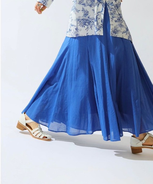 JOURNAL STANDARD（ジャーナルスタンダード）の「ボイルスカート（スカート・レディース・ブラウン/ブルー/ブラック・38/36）」の4枚目の写真