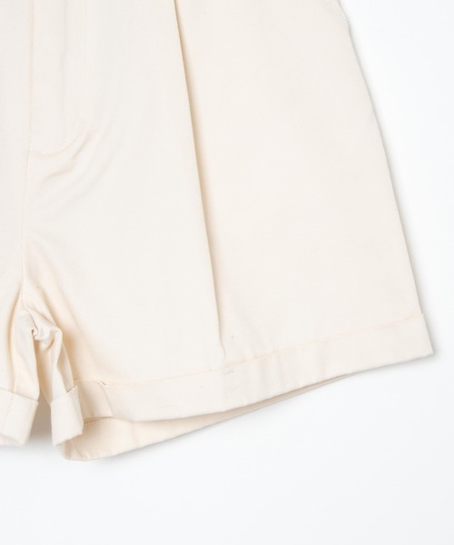 WEGO（ウィゴー）の「WEGO/ベルト付キタックショートパンツ（その他パンツ・レディース・ブラック/ベージュ/オフホワイト・MEDIUM/SMALL）」の13枚目の写真