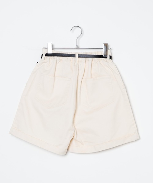WEGO（ウィゴー）の「WEGO/ベルト付キタックショートパンツ（その他パンツ・レディース・ブラック/ベージュ/オフホワイト・MEDIUM/SMALL）」の19枚目の写真