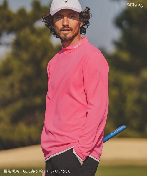 felkod（フィルコッド）の「mlt3802- Functional Mock Neck Fake Layered Long Sleeve Cut sew カットソー（Tシャツ/カットソー・メンズ・ピンク系その他/イエロー系その他・S/L/M）」の8枚目の写真