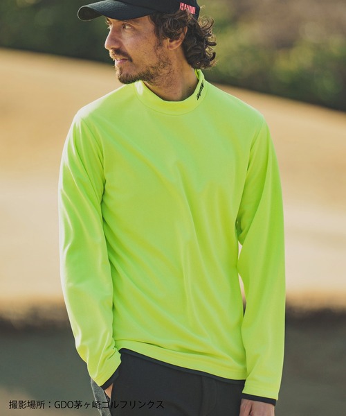 felkod（フィルコッド）の「mlt3802- Functional Mock Neck Fake Layered Long Sleeve Cut sew カットソー（Tシャツ/カットソー・メンズ・ピンク系その他/イエロー系その他・S/L/M）」の9枚目の写真