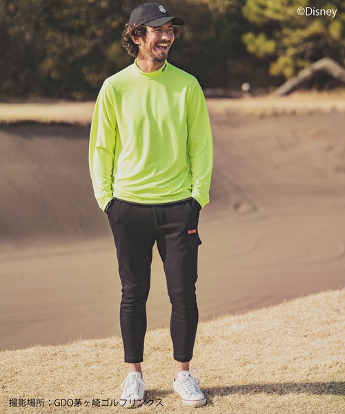 felkod（フィルコッド）の「mlt3802- Functional Mock Neck Fake Layered Long Sleeve Cut sew カットソー（Tシャツ/カットソー・メンズ・ピンク系その他/イエロー系その他・S/L/M）」の4枚目の写真