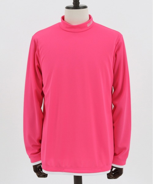 felkod（フィルコッド）の「mlt3802- Functional Mock Neck Fake Layered Long Sleeve Cut sew カットソー（Tシャツ/カットソー・メンズ・ピンク系その他/イエロー系その他・S/L/M）」の14枚目の写真