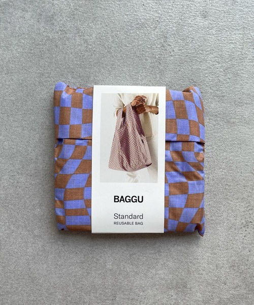 DouDou(ドゥドゥ)の「【BAGGU/バグゥ】2022SS STANDARD BAGGU(エコバッグ/サブバッグ・レディース・グリーン/サックスブルー/バイオレット/ローズ/レッド・FREE)」の4枚目の写真