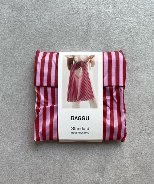 DouDou(ドゥドゥ)の「【BAGGU/バグゥ】2022SS STANDARD BAGGU(エコバッグ/サブバッグ・レディース・グリーン/サックスブルー/バイオレット/ローズ/レッド・FREE)」の12枚目の写真