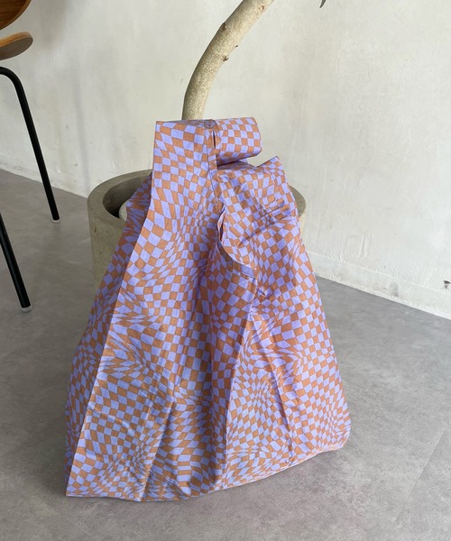 DouDou(ドゥドゥ)の「【BAGGU/バグゥ】2022SS STANDARD BAGGU(エコバッグ/サブバッグ・レディース・グリーン/サックスブルー/バイオレット/ローズ/レッド・FREE)」の18枚目の写真
