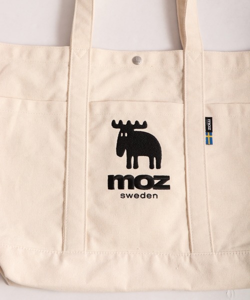 moz(モズ)の「moz キャンバス 帆布 トートバッグ(トートバッグ・メンズ・ブラック/ホワイト・FREE)」の10枚目の写真