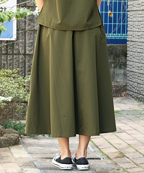THOUSAND MILE(サウザンドマイル)の「THOUSAND MILE/サウザンドマイル SUMMER VACATION SKIRT SET UP スカートセットアップ(Tシャツ/カットソー・レディース・ベージュ/オリーブ/ブラック・FREE)」の13枚目の写真