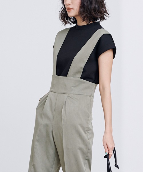 UR'S（ユアーズ）の「ハイウエストサロペット（その他パンツ・レディース・ブラック/ネイビー/グレー・S/M/L）」の17枚目の写真