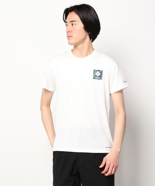 Columbia(コロンビア)の「【Columbia/コロンビア】ワンポイント グラフィックプリント 半袖Tシャツ/ 【吸湿速乾】【UVカット】(Tシャツ/カットソー・メンズ・ホワイト/ブラック/グレー・M/L/XL)」の4枚目の写真