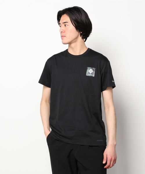 Columbia(コロンビア)の「【Columbia/コロンビア】ワンポイント グラフィックプリント 半袖Tシャツ/ 【吸湿速乾】【UVカット】(Tシャツ/カットソー・メンズ・ホワイト/ブラック/グレー・M/L/XL)」の5枚目の写真