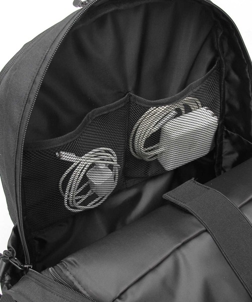 SCANDINAVIAN FOREST(スカンジナビアン・フォレスト)の「SCANDINAVIAN FOREST / スカンジナビアンフォレスト / ポリエステル ロゴプリント デイパック / バックパック / ハリネズミ / 大きめ / ラバーチャーム付き(バックパック/リュック・レディース・ブラック・FREE)」の15枚目の写真