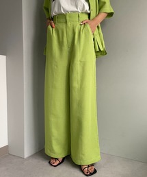 CIAOPANIC | セットアップ可！リネンライクステッチワイドパンツ(その他パンツ)