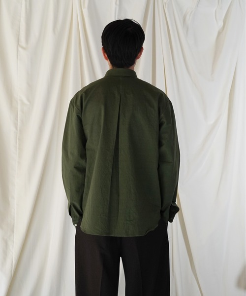 ETHOS(エトス)の「ETHOS N.D SHIRTS(シャツ/ブラウス・メンズ・オレンジ/グリーン・1)」の4枚目の写真