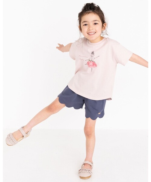 SLAP SLIP（スラップスリップ）の「花柄 刺繍 レース フリル ストラップ サンダル (14~18cm)（サンダル・キッズ・ピンク/ベージュ・15 /17/16/14/18）」の3枚目の写真