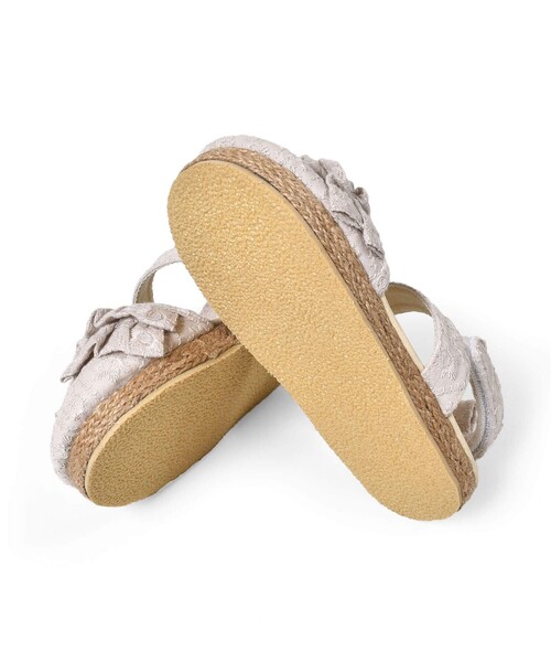 SLAP SLIP（スラップスリップ）の「花柄 刺繍 レース フリル ストラップ サンダル (14~18cm)（サンダル・キッズ・ピンク/ベージュ・15 /17/16/14/18）」の16枚目の写真