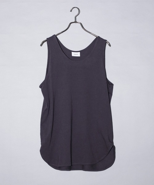 Iroquois(イロコイ)の「IROQUOIS イロコイ / LAYERED LONG T/T レイヤードロングタンクトップ / 179200(タンクトップ・メンズ・ブラック/オフホワイト/ベージュ/チャコールグレー・1/2/3)」の20枚目の写真