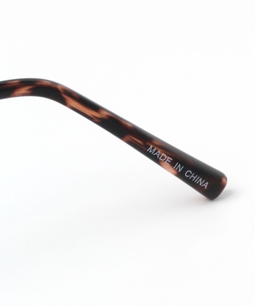 niko and...（ニコアンド）の「オリジナルBIGウェリントンサングラス（サングラス・レディース・ベージュ/ブラウン/イエロー・FREE）」の12枚目の写真