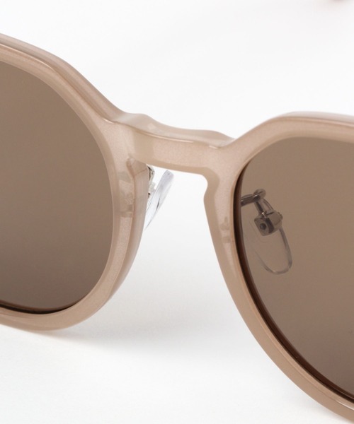 niko and...（ニコアンド）の「オリジナルBIGウェリントンサングラス（サングラス・レディース・ベージュ/ブラウン/イエロー・FREE）」の17枚目の写真