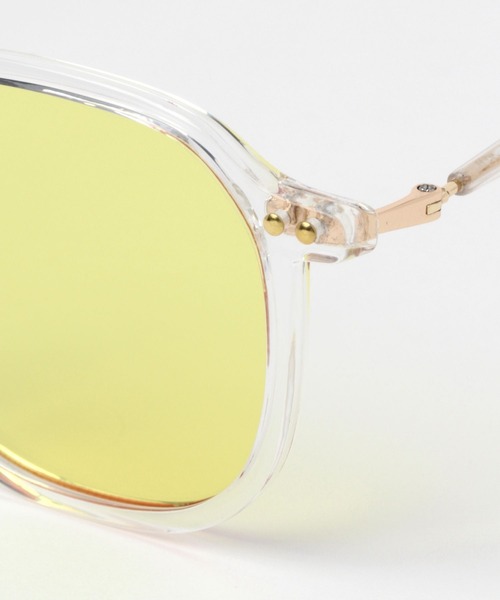 niko and...（ニコアンド）の「オリジナルBIGウェリントンサングラス（サングラス・レディース・ベージュ/ブラウン/イエロー・FREE）」の22枚目の写真