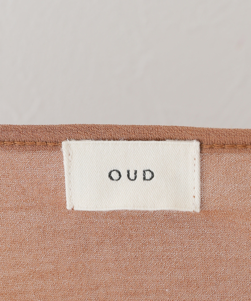 SLOBE IENA(スローブイエナ)の「【OUD/ウード】 シアーTシャツ(Tシャツ/カットソー・レディース・チャコールグレー/オレンジ/ブラウン・FREE)」の14枚目の写真