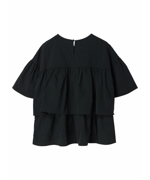 AMERICAN HOLIC(アメリカンホリック)の「ティアード5分袖ブラウス(シャツ/ブラウス・レディース・ブラック/オフホワイト・M/L)」の16枚目の写真