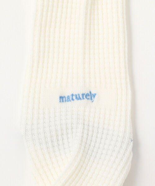 maturely（マチュアリー）の「maturely / Thermal Sox（ソックス/靴下・レディース・ホワイト/ラベンダー/グリーン系その他3/レッド系その他3・ONE SIZE）」の7枚目の写真