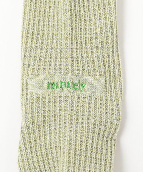 maturely（マチュアリー）の「maturely / Thermal Sox（ソックス/靴下・レディース・ホワイト/ラベンダー/グリーン系その他3/レッド系その他3・ONE SIZE）」の9枚目の写真
