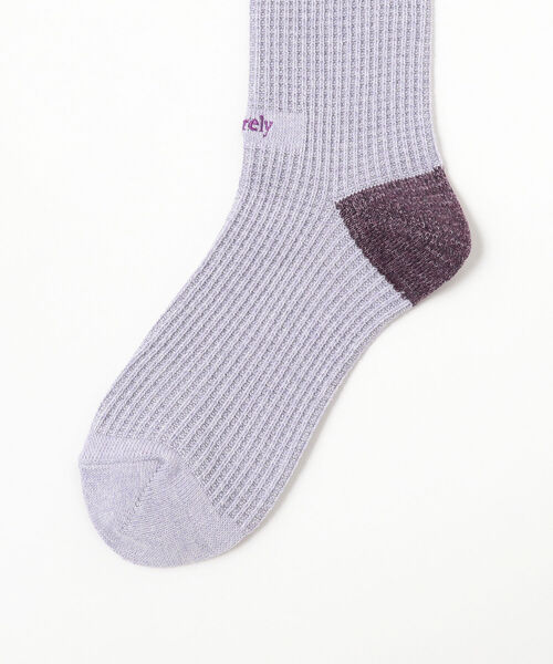 maturely（マチュアリー）の「maturely / Thermal Sox（ソックス/靴下・レディース・ホワイト/ラベンダー/グリーン系その他3/レッド系その他3・ONE SIZE）」の12枚目の写真