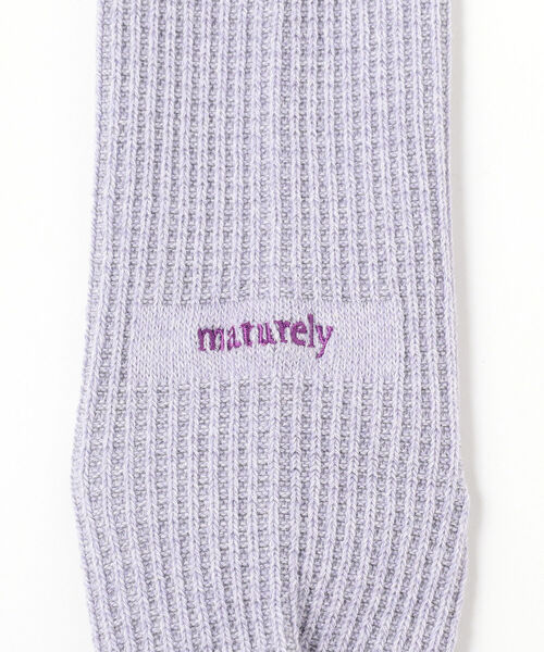 maturely（マチュアリー）の「maturely / Thermal Sox（ソックス/靴下・レディース・ホワイト/ラベンダー/グリーン系その他3/レッド系その他3・ONE SIZE）」の13枚目の写真