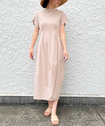 Settimissimo | バルーンシルエットポケット付コットンロングワンピース(ワンピース)