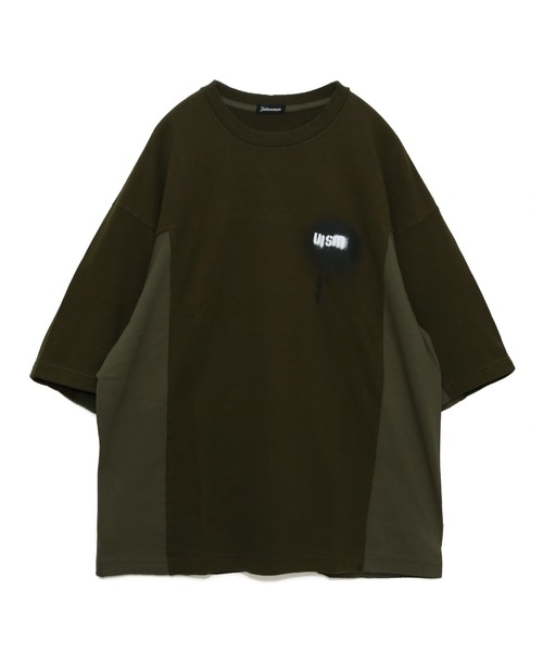 Undercoverism(アンダーカバイズム)の「UI2B4804(Tシャツ/カットソー・メンズ・カーキ/ヘザーチャコール/ブラック・3/2/4)」の3枚目の写真