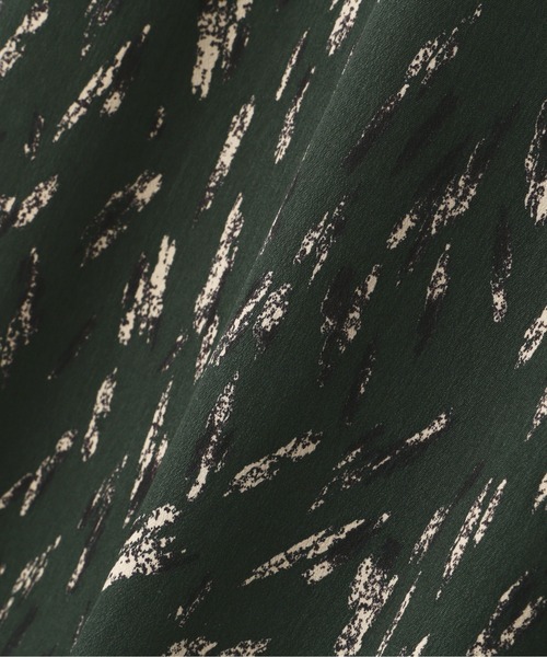 N.（N. Natural Beauty Basic）（エヌエヌナチュラルビューティーベーシック）の「ヘンケイアニマルギャザーショルダーワンピース（ワンピース・レディース・ホワイト系その他/グリーン系その他/ネイビー系1・SMALL/MEDIUM）」の19枚目の写真