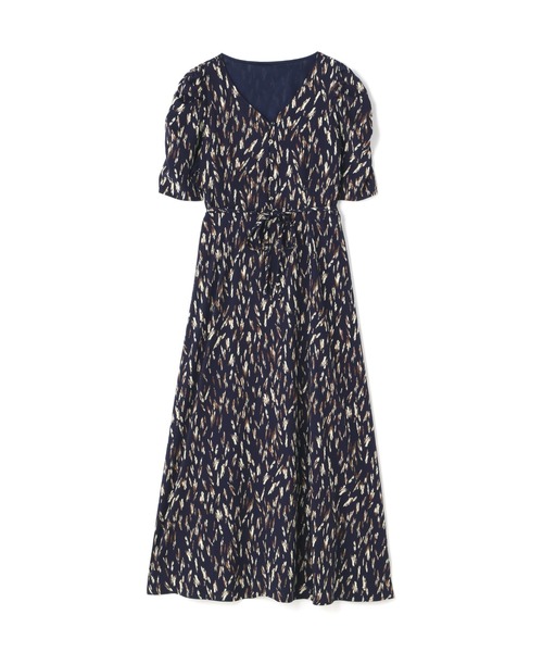 N.（N. Natural Beauty Basic）（エヌエヌナチュラルビューティーベーシック）の「ヘンケイアニマルギャザーショルダーワンピース（ワンピース・レディース・ホワイト系その他/グリーン系その他/ネイビー系1・SMALL/MEDIUM）」の20枚目の写真