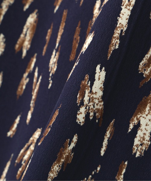 N.（N. Natural Beauty Basic）（エヌエヌナチュラルビューティーベーシック）の「ヘンケイアニマルギャザーショルダーワンピース（ワンピース・レディース・ホワイト系その他/グリーン系その他/ネイビー系1・SMALL/MEDIUM）」の21枚目の写真