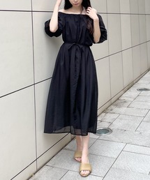 2WAYボリュームスリーブワンピース