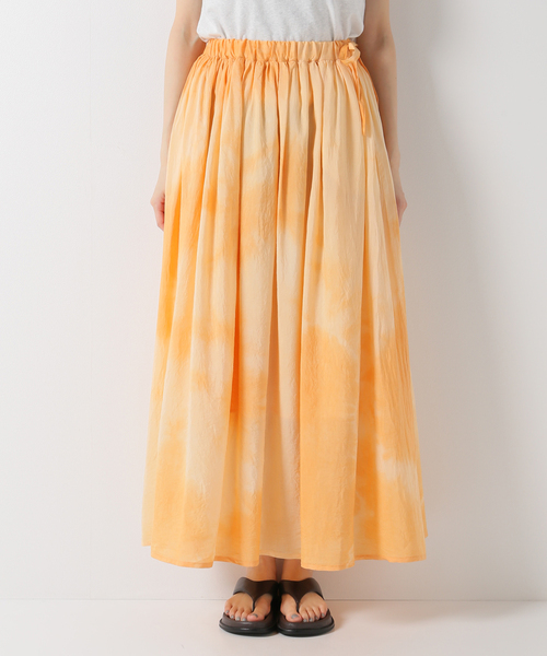 IENA(イエナ)の「【enrica/エンリカ】ギャザースカート Natural dye(スカート・レディース・オレンジ・FREE)」の12枚目の写真