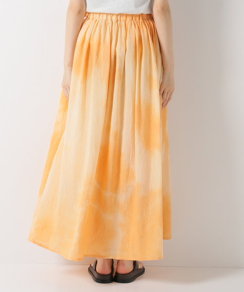 IENA(イエナ)の「【enrica/エンリカ】ギャザースカート Natural dye(スカート・レディース・オレンジ・FREE)」の14枚目の写真
