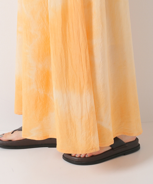 IENA(イエナ)の「【enrica/エンリカ】ギャザースカート Natural dye(スカート・レディース・オレンジ・FREE)」の11枚目の写真