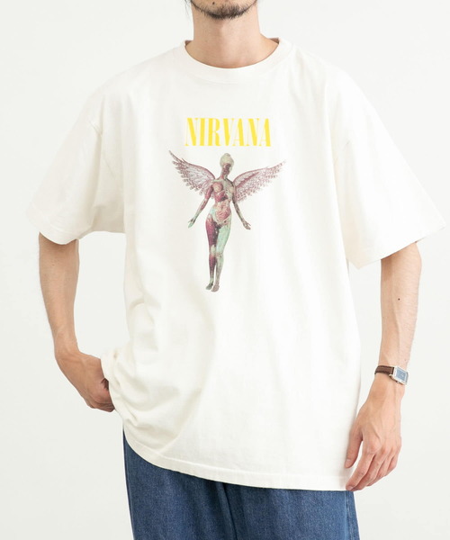 URBAN RESEARCH（アーバンリサーチ）の「URBAN RESEARCH iD　NIRVANA IN UTERO SHORT-SLEEV TEE（Tシャツ/カットソー・メンズ・ナチュラル/スミクロ・MEDIUM/LARGE）」の5枚目の写真