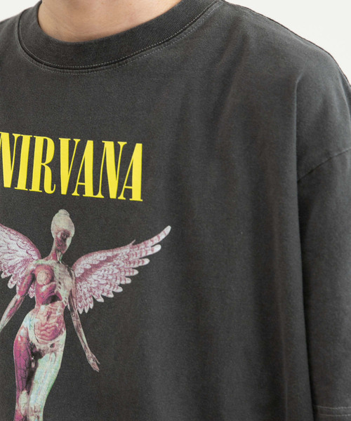 URBAN RESEARCH（アーバンリサーチ）の「URBAN RESEARCH iD　NIRVANA IN UTERO SHORT-SLEEV TEE（Tシャツ/カットソー・メンズ・ナチュラル/スミクロ・MEDIUM/LARGE）」の10枚目の写真