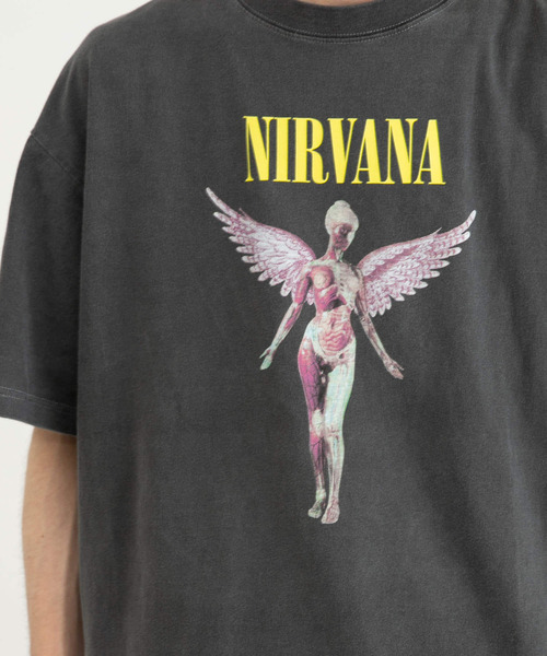 URBAN RESEARCH（アーバンリサーチ）の「URBAN RESEARCH iD　NIRVANA IN UTERO SHORT-SLEEV TEE（Tシャツ/カットソー・メンズ・ナチュラル/スミクロ・MEDIUM/LARGE）」の11枚目の写真