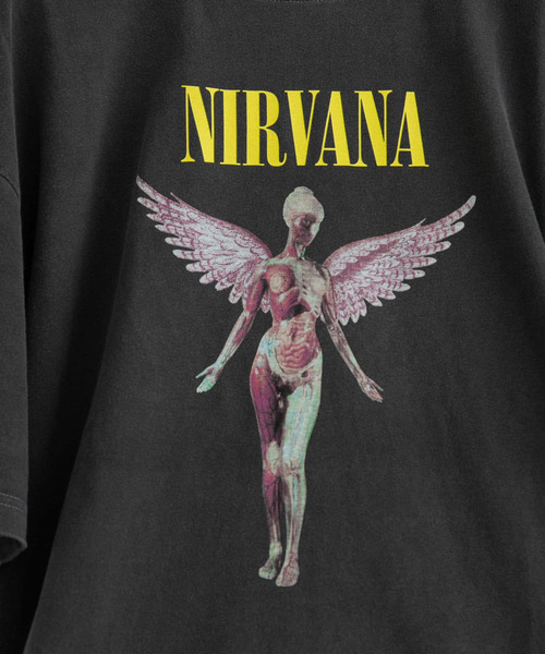 URBAN RESEARCH（アーバンリサーチ）の「URBAN RESEARCH iD　NIRVANA IN UTERO SHORT-SLEEV TEE（Tシャツ/カットソー・メンズ・ナチュラル/スミクロ・MEDIUM/LARGE）」の14枚目の写真