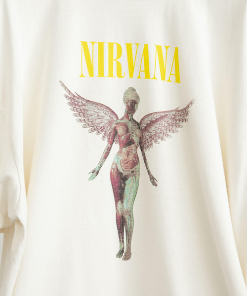 URBAN RESEARCH（アーバンリサーチ）の「URBAN RESEARCH iD　NIRVANA IN UTERO SHORT-SLEEV TEE（Tシャツ/カットソー・メンズ・ナチュラル/スミクロ・MEDIUM/LARGE）」の15枚目の写真