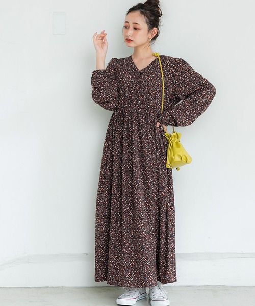 オータムフラワーワンピース ワンピース Coca Coca コカ のファッション通販 Zozotown